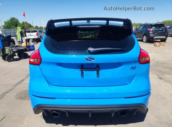 WF0DP3TH6J4126676 2018 FORD FOCUS Синий Вид сзади