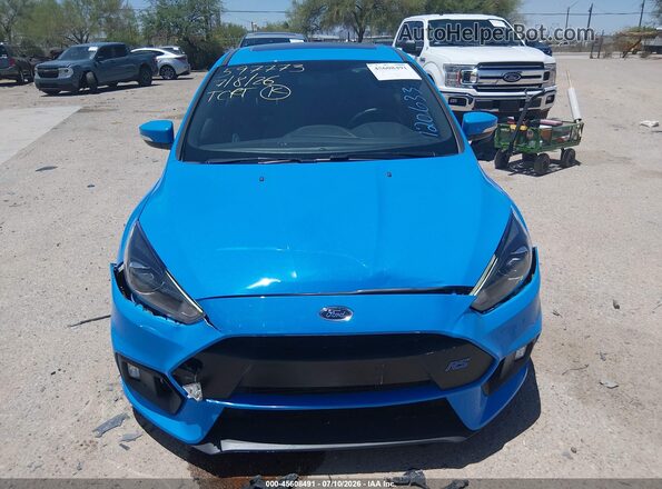 WF0DP3THXH4120633 2017 FORD FOCUS RS Blue Dashboard view