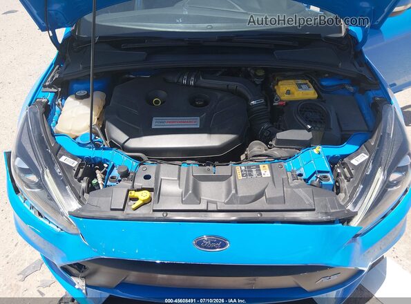WF0DP3THXH4120633 2017 FORD FOCUS RS Blue Rear view