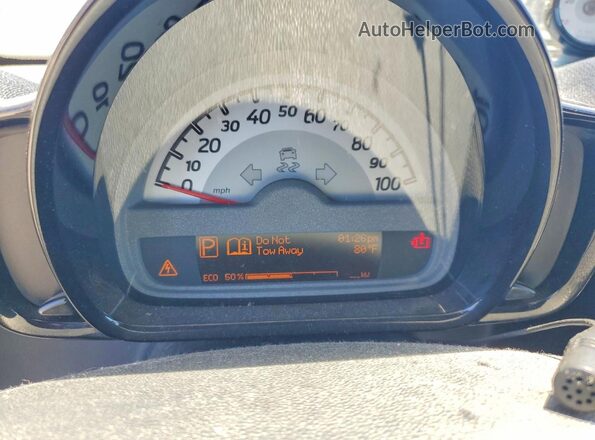 WMEEJ9AAXGK843380 2016 SMART FORTWO Желтый Вид щитка приборов