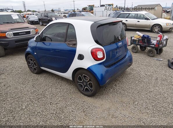 WMEFJ5DA3GK049295 2016 SMART FORTWO Blue Задня ліва чверть