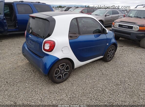 WMEFJ5DA3GK049295 2016 SMART FORTWO Blue Задня права чверть