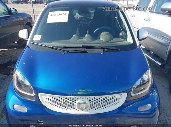 WMEFJ5DA6GK059268 2016 SMART FORTWO Blue უკანა ხედი