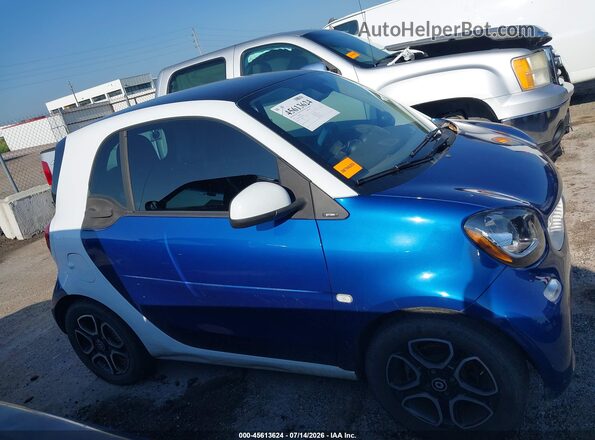 WMEFJ5DA6GK059268 2016 SMART FORTWO Blue უკანა სალონის ხედი