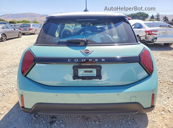 WMW13GD00S2W58596 2025 MINI COOPER Turquoise Vista trasera
