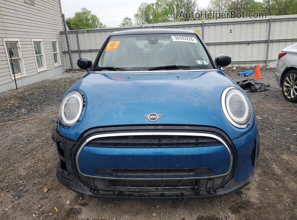 WMW33DK00P2U08731 2023 MINI COOPER Blue Front view