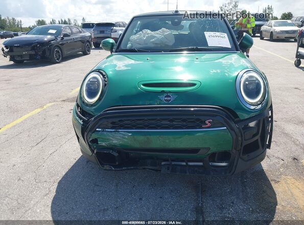 WMW43DL09N3P13896 2022 MINI CONVERTIBLE Green Դիմացի տեսք