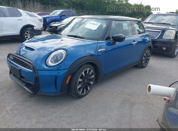 WMW53DH04N2R09845 2022 MINI HARDTOP Blue Front left