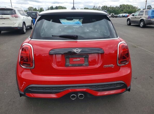 WMW53DH07N2R47120 2022 MINI COOPER Red Вид ззаду