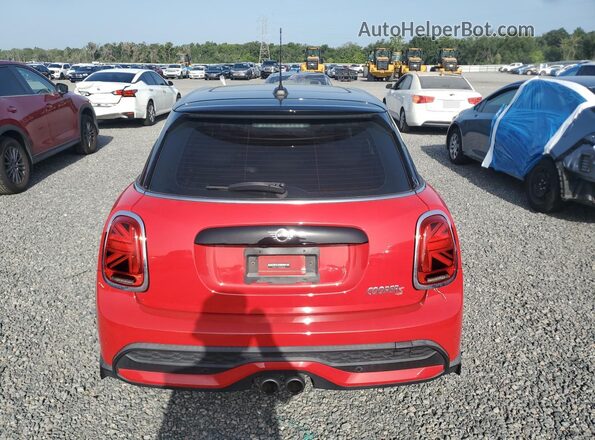 WMW53DK04P2U07445 2023 MINI COOPER Red Вид ззаду
