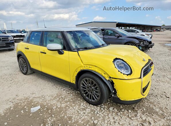 WMW53GD07S2X13854 2025 MINI COOPER Yellow Przód prawy