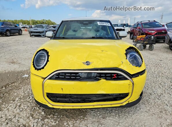 WMW53GD07S2X13854 2025 MINI COOPER Yellow Widok z przodu