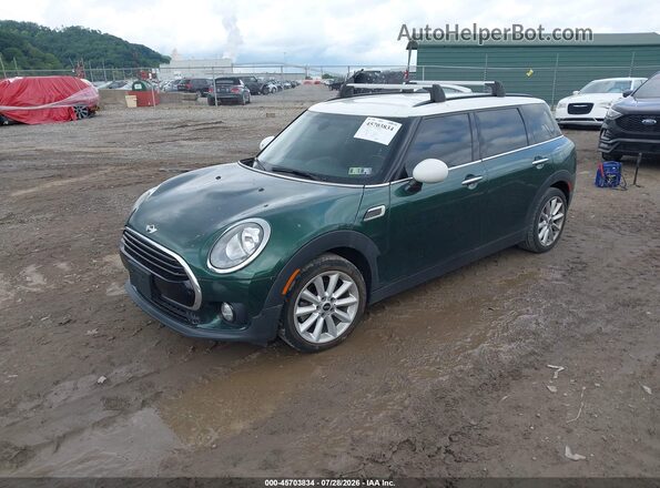 WMWLN5C52G2E06525 2016 MINI CLUBMAN Green Առջևի ձախ երեք քառորդ տեսարան
