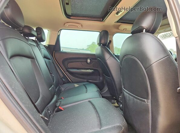 WMWLN5C52G2E30856 2016 MINI COOPER Beige Вид задньої частини салону