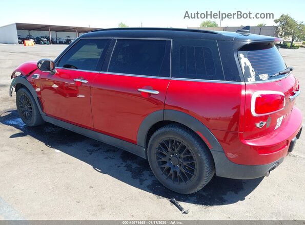 WMWLN5C54G2B28596 2016 MINI CLUBMAN Красный Задняя левая четверть