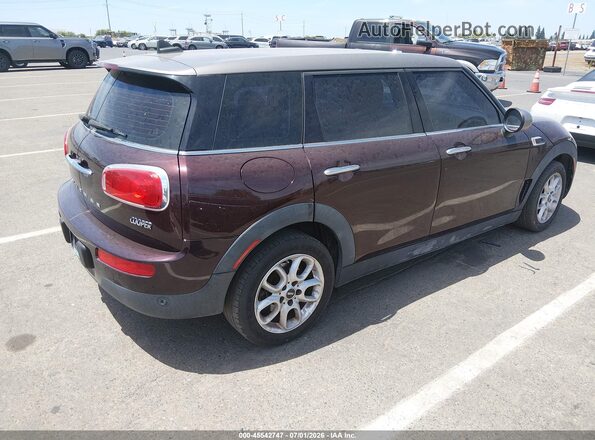 WMWLN5C55G2E30897 2016 MINI CLUBMAN Burgundy Задня права чверть