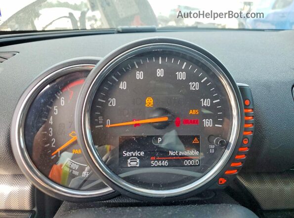 WMWLN5C56H2E32224 2017 MINI COOPER Серый Вид щитка приборов