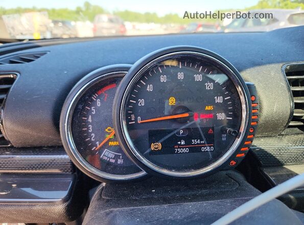 WMWLN9C50G2E48442 2016 MINI COOPER Red Instrument cluster view