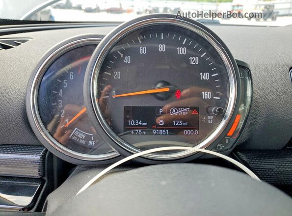 WMWLN9C53K2E51893 2019 MINI COOPER Gray Սարքավորումների վահանակի տեսք