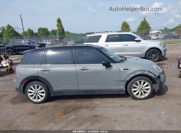 WMWLU1C3XH2F28514 2017 MINI CLUBMAN Серый Вид задней части салона