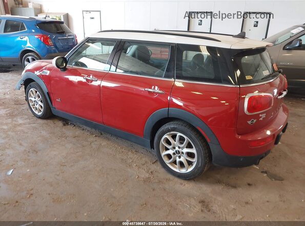 WMWLU1C50H2F28099 2017 MINI CLUBMAN Red Rear left