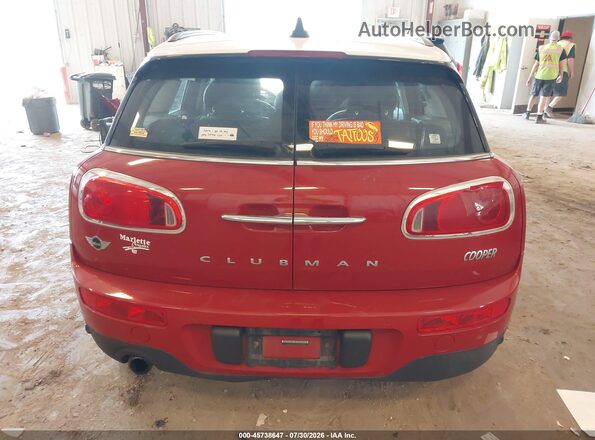 WMWLU1C50H2F28099 2017 MINI CLUBMAN Red 