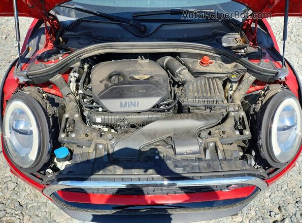 WMWLU5C53J2G03231 2018 MINI COOPER Красный Вид задней части салона