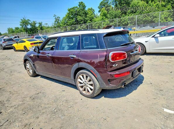 WMWLU5C57H2E81385 2017 MINI COOPER Burgundy Հետևի ձախ