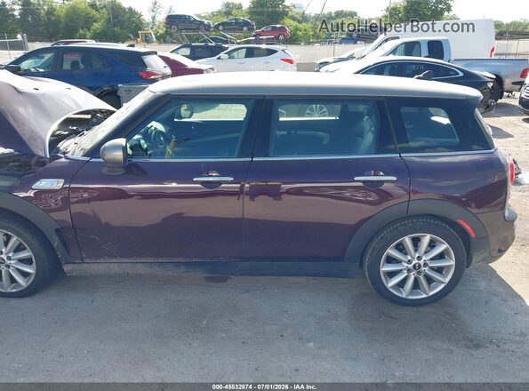 WMWLU5C5XH2E82739 2017 MINI CLUBMAN Темно-бордовый 