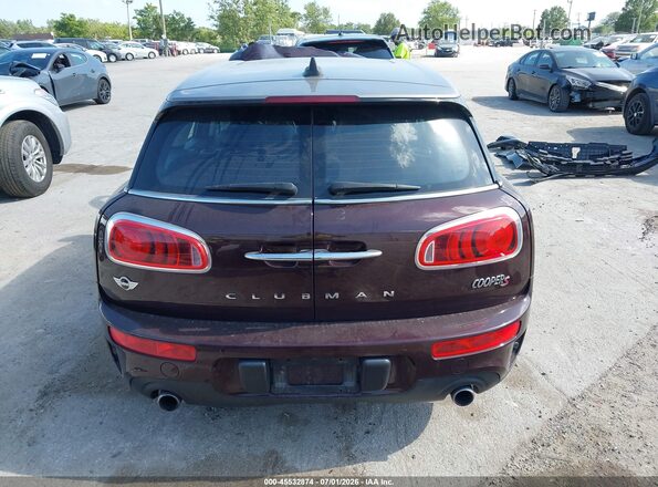 WMWLU5C5XH2E82739 2017 MINI CLUBMAN Темно-бордовый 