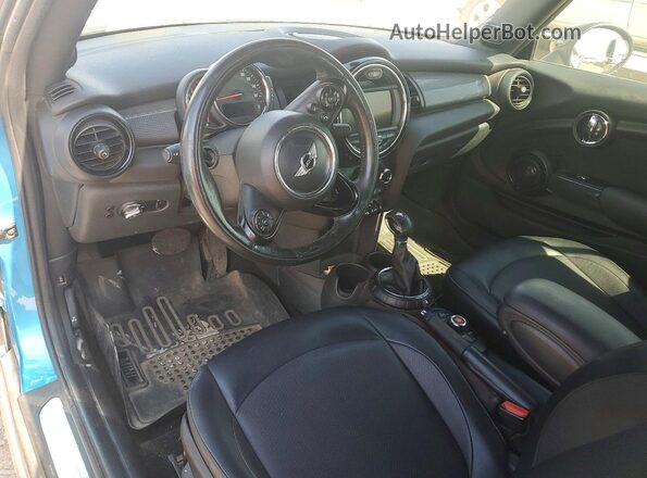 WMWWG5C32H3C20582 2017 MINI COOPER Blue Dashboard view
