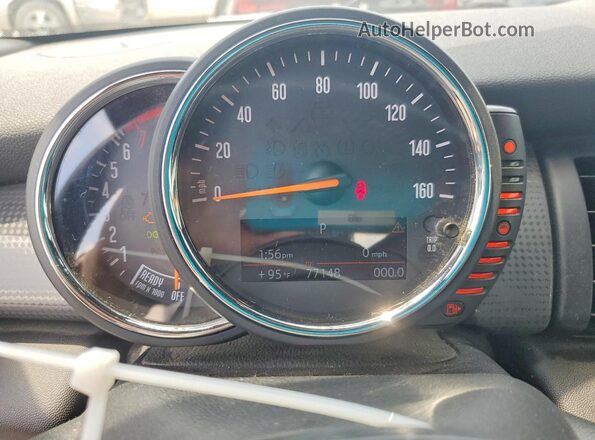 WMWWG5C32H3C20582 2017 MINI COOPER Blue Instrument cluster view
