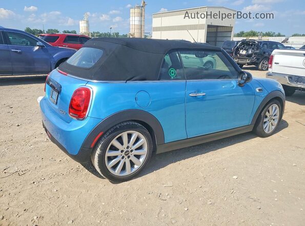 WMWWG5C32H3C20582 2017 MINI COOPER Blue Rear right