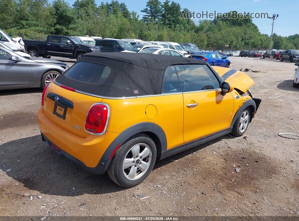 WMWWG5C37H3A81467 2017 MINI CONVERTIBLE Yellow Задня права чверть