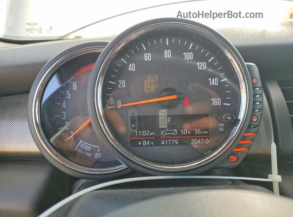 WMWWG5C3XH3C20409 2017 MINI COOPER Charcoal Instrument cluster view