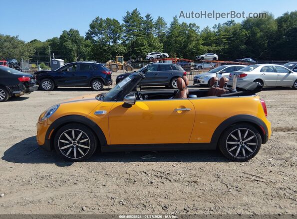 WMWWG9C51G3A91581 2016 MINI CONVERTIBLE Оранжевый Панорамный вид салона 360°