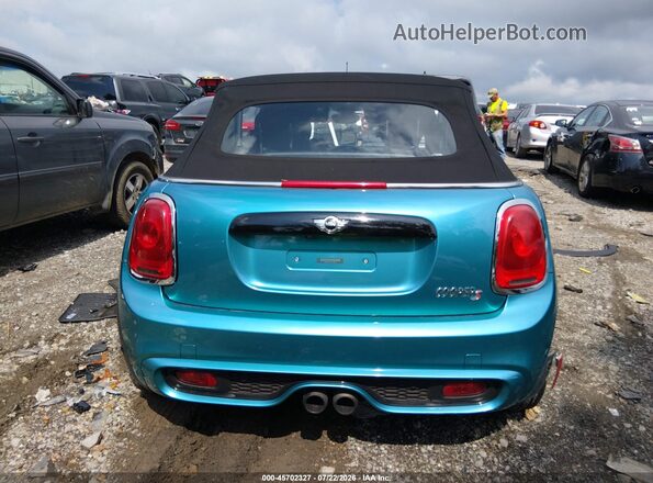 WMWWG9C55H3C80574 2017 MINI CONVERTIBLE Teal 