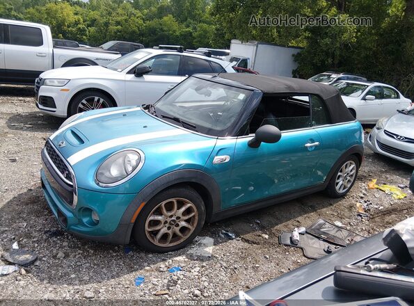 WMWWG9C55H3C80574 2017 MINI CONVERTIBLE Teal Панорамний вид салону 360°