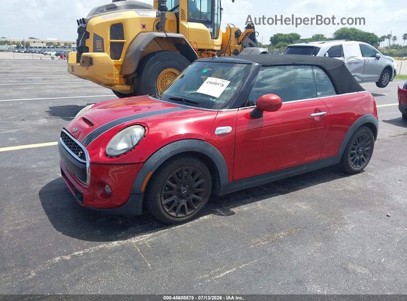 WMWWG9C56J3E38989 2018 MINI CONVERTIBLE Красный Передняя левая четверть