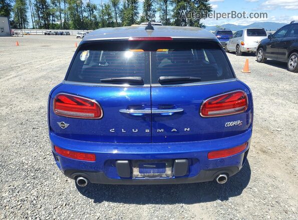WMWXJ1C03L2M18992 2020 MINI COOPER Blue Հետևի տեսք