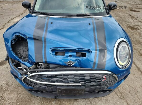 WMWXJ1C08N2P83025 2022 MINI COOPER Blue Շարժիչի բաժամունքի տեսք