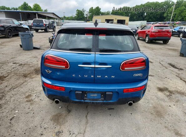 WMWXJ1C08N2P83025 2022 MINI COOPER Blue Հետևի տեսք