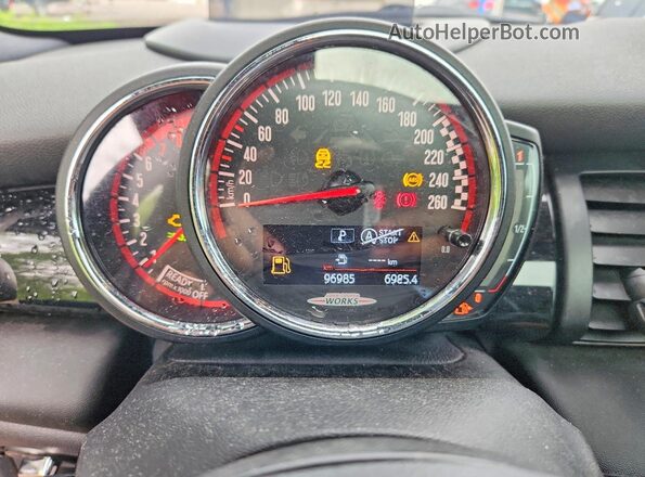 WMWXM9C50K2H38757 2019 MINI COOPER Black Widok zestawu wskaźników