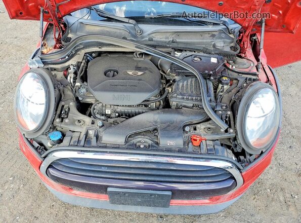 WMWXP5C52J2H28911 2018 MINI COOPER Red უკანა სალონის ხედი