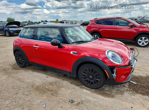 WMWXP5C56K2H31411 2019 MINI COOPER Красный Передняя правая четверть
