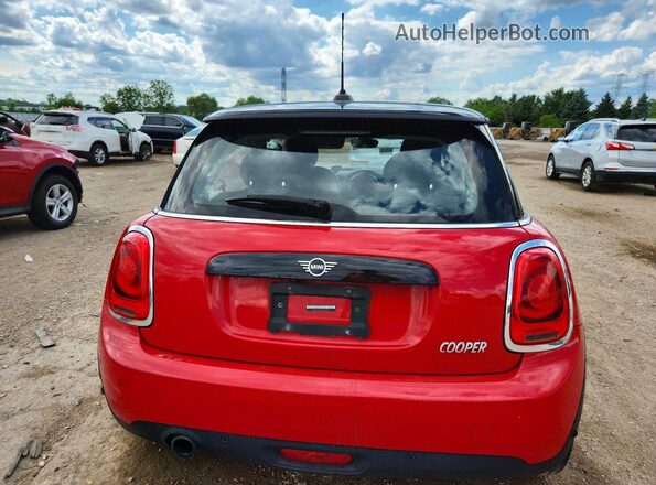 WMWXP5C56K2H31411 2019 MINI COOPER Красный Вид сзади