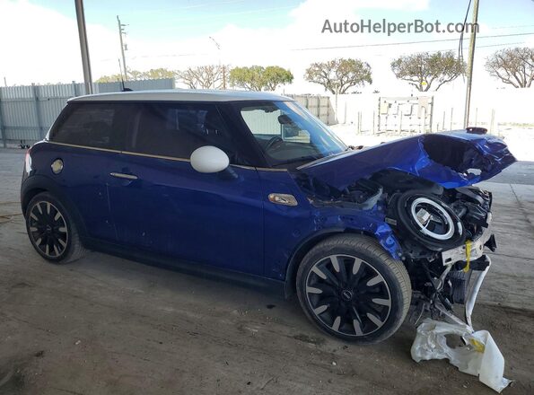 WMWXP7C52K2A50156 2019 MINI COOPER Синий Передняя правая четверть