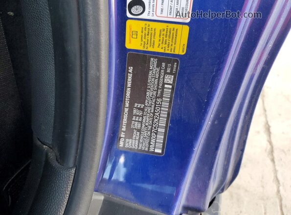 WMWXP7C52K2A50156 2019 MINI COOPER Синий Вид подкапотного пространства