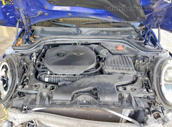 WMWXP7C52K2A50156 2019 MINI COOPER Синий Вид задней части салона