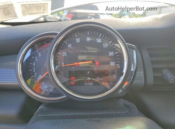 WMWXR3C04L2L38105 2020 MINI COOPER Gray Вид щитка приладів